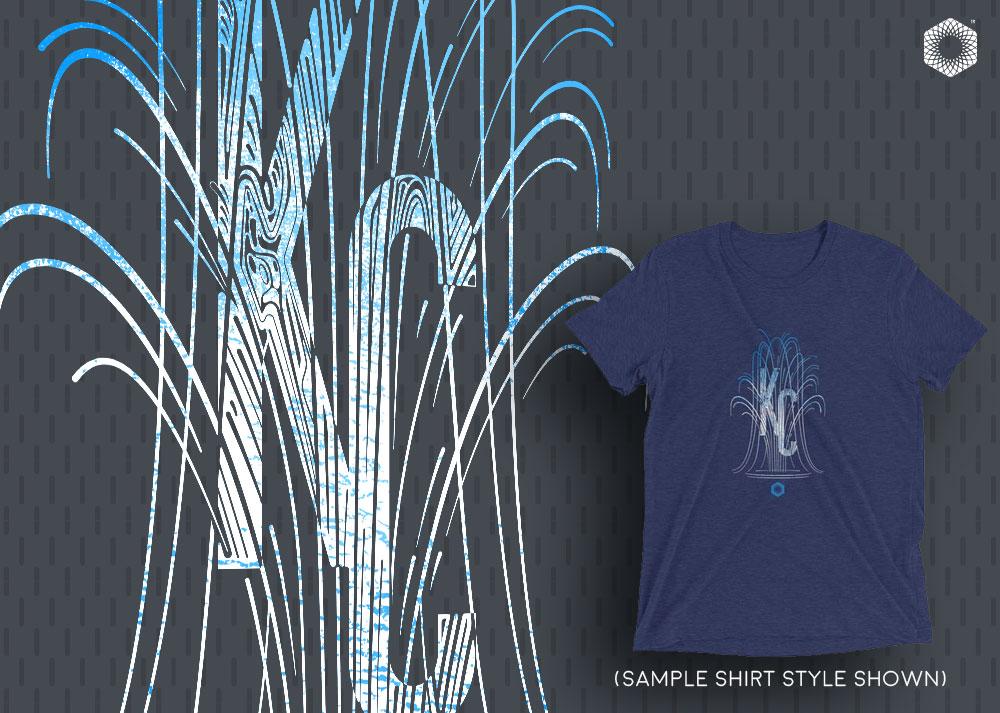 KC Fountain: Mens Triblend Short sleeve t-shirt