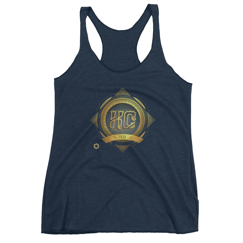 KC Antique: Women's Triblend Racerback Tank