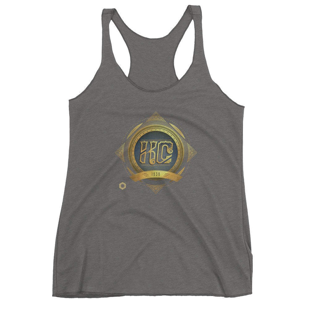 KC Antique: Women's Triblend Racerback Tank