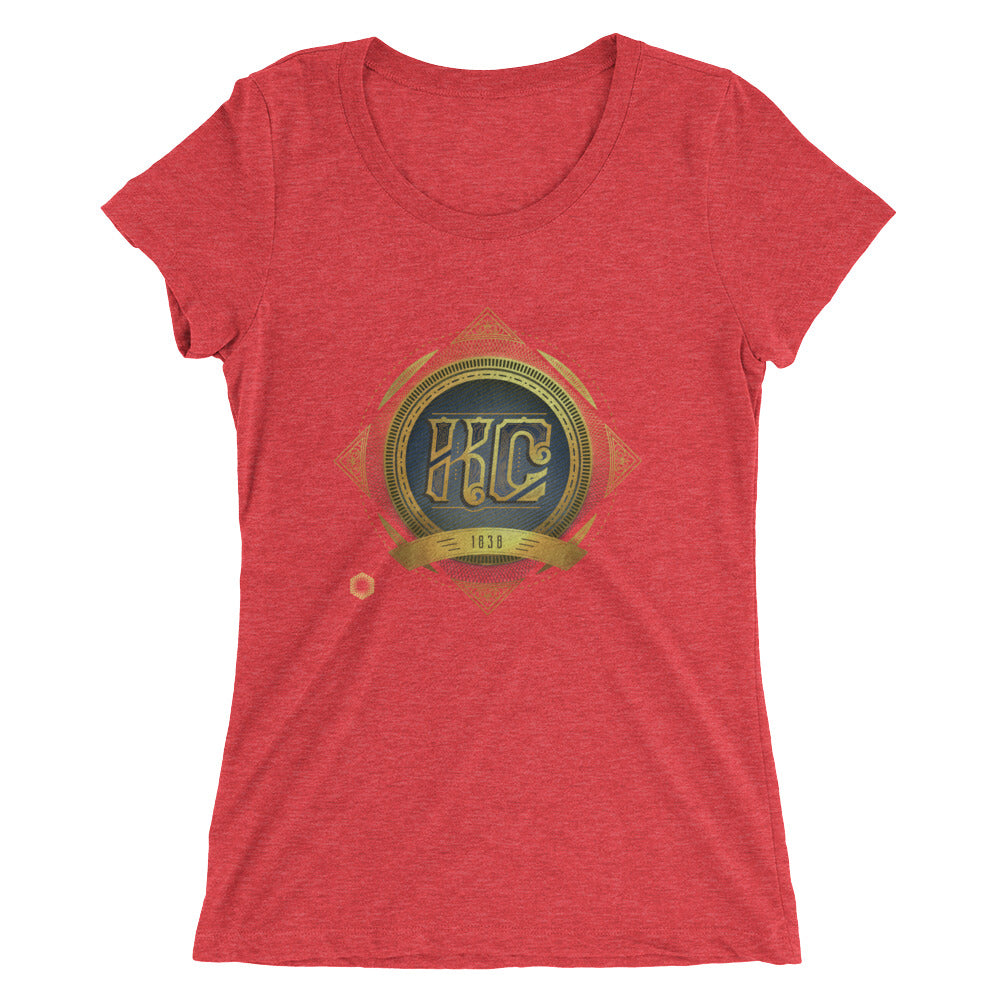 KC Antique: Ladies' Triblend short sleeve t-shirt