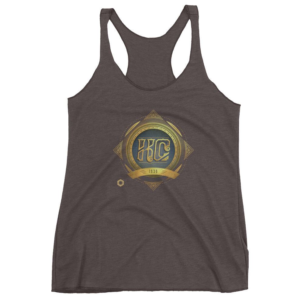 KC Antique: Women's Triblend Racerback Tank