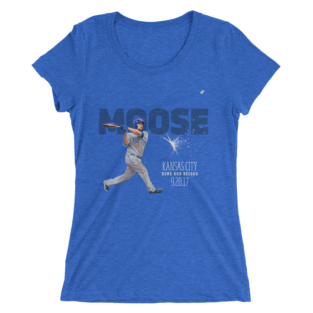 Home Run Record: Limited Edition Ladies' Form Fit Tri-Blend Short Sleeve T-shirt