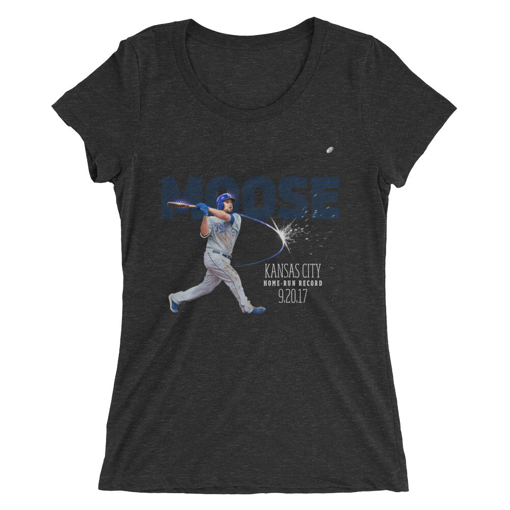 Home Run Record: Limited Edition Ladies' Form Fit Tri-Blend Short Sleeve T-shirt