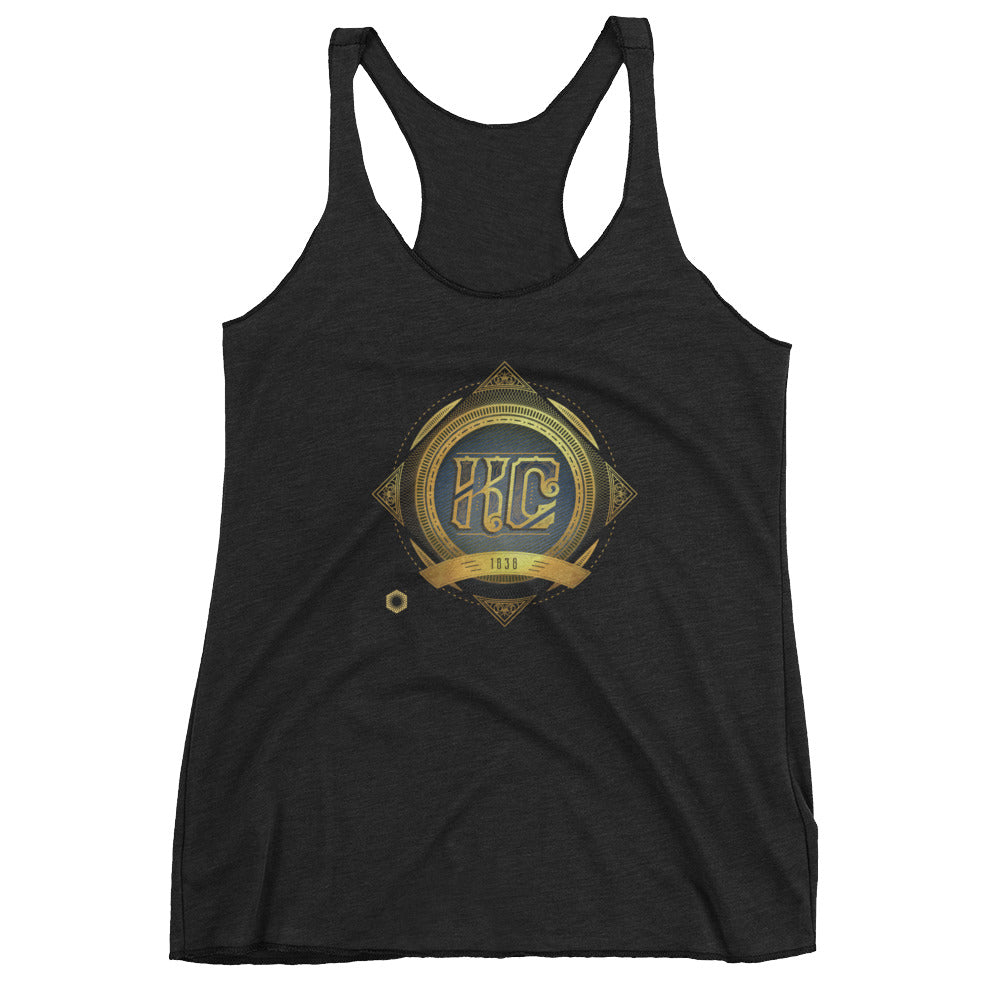 KC Antique: Women's Triblend Racerback Tank