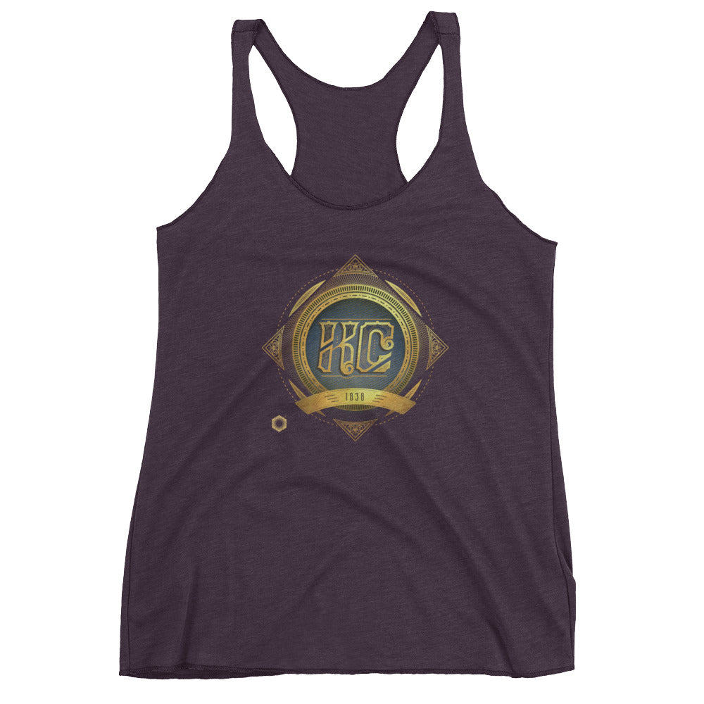 KC Antique: Women's Triblend Racerback Tank
