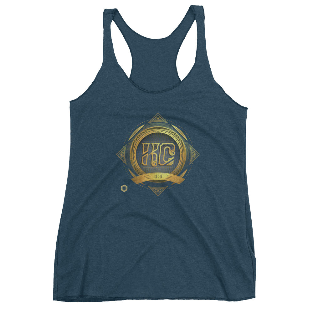 KC Antique: Women's Triblend Racerback Tank