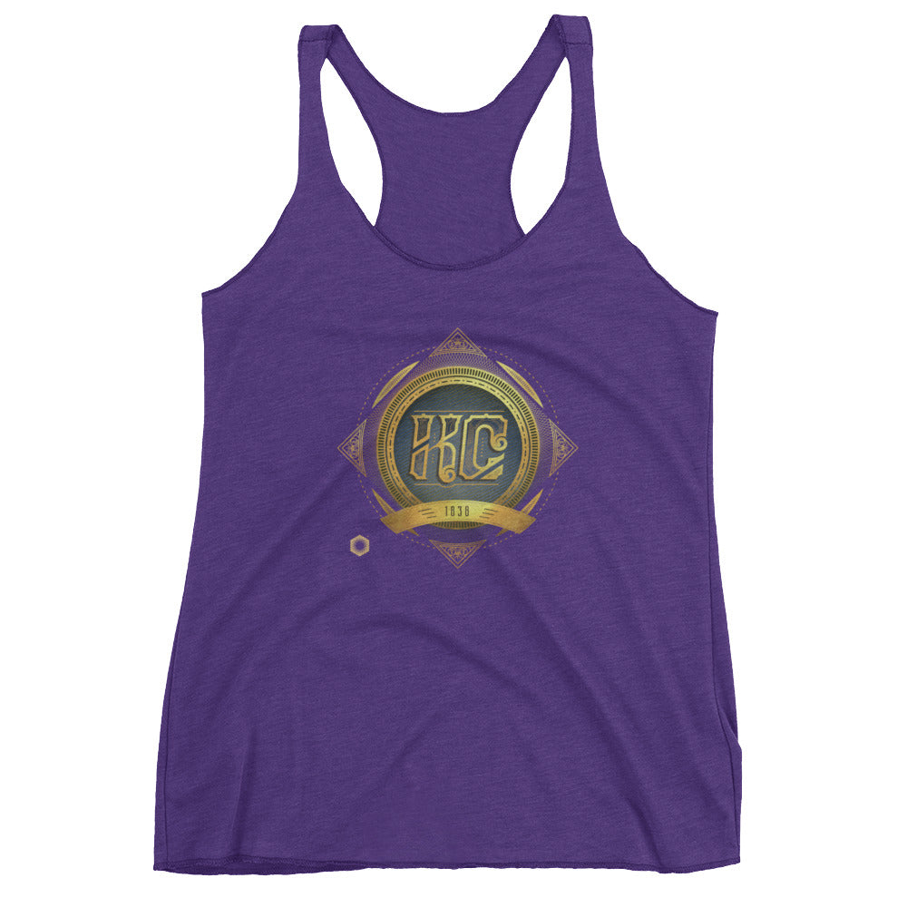 KC Antique: Women's Triblend Racerback Tank