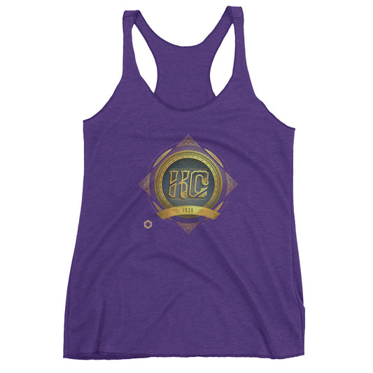 KC Antique: Women's Triblend Racerback Tank