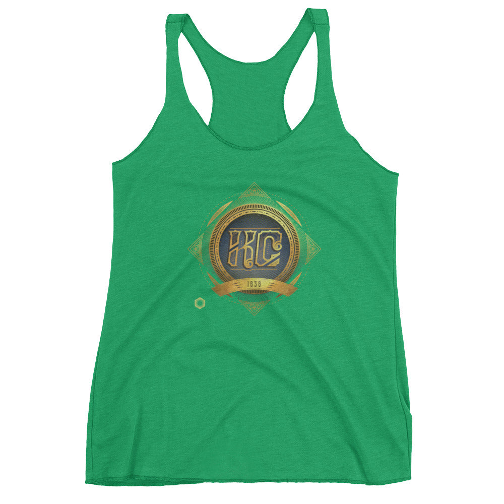 KC Antique: Women's Triblend Racerback Tank