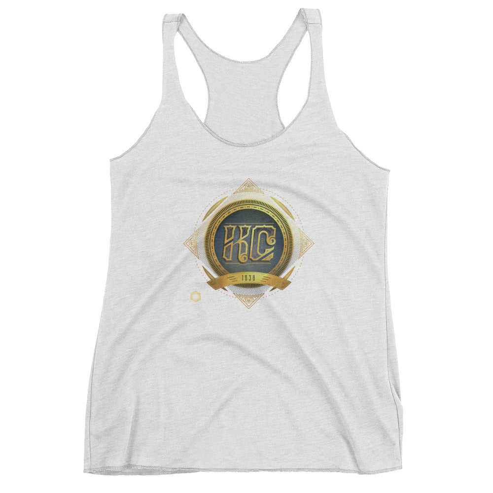 KC Antique: Women's Triblend Racerback Tank