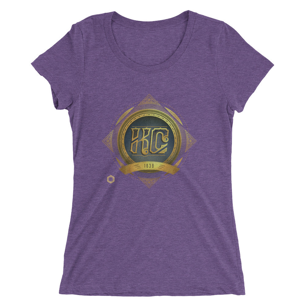 KC Antique: Ladies' Triblend short sleeve t-shirt