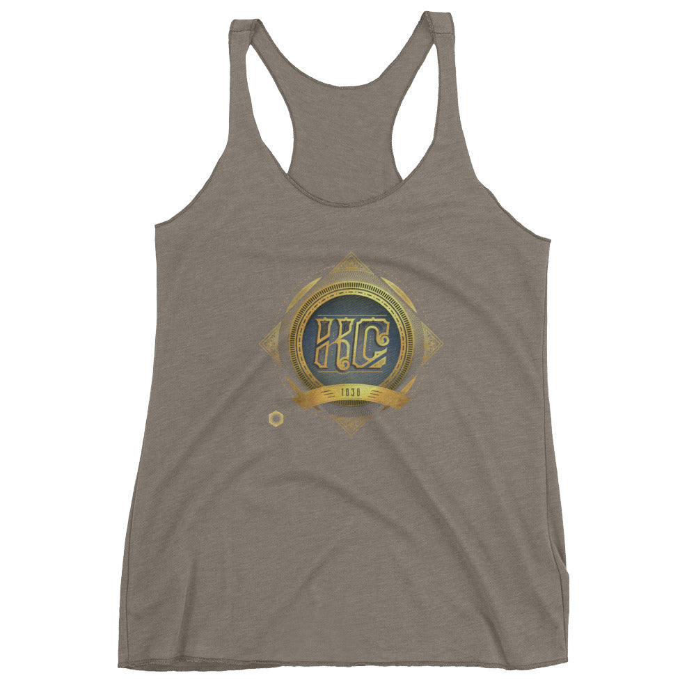 KC Antique: Women's Triblend Racerback Tank