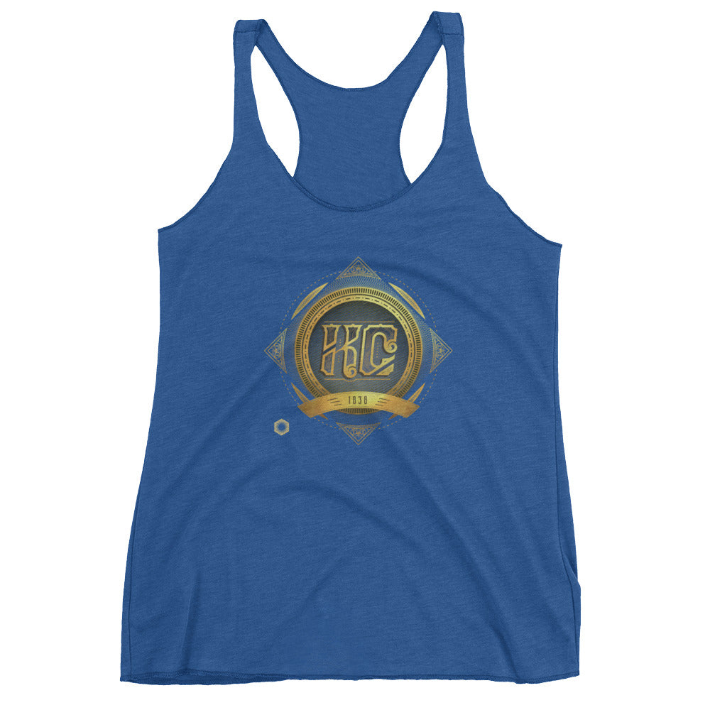 KC Antique: Women's Triblend Racerback Tank