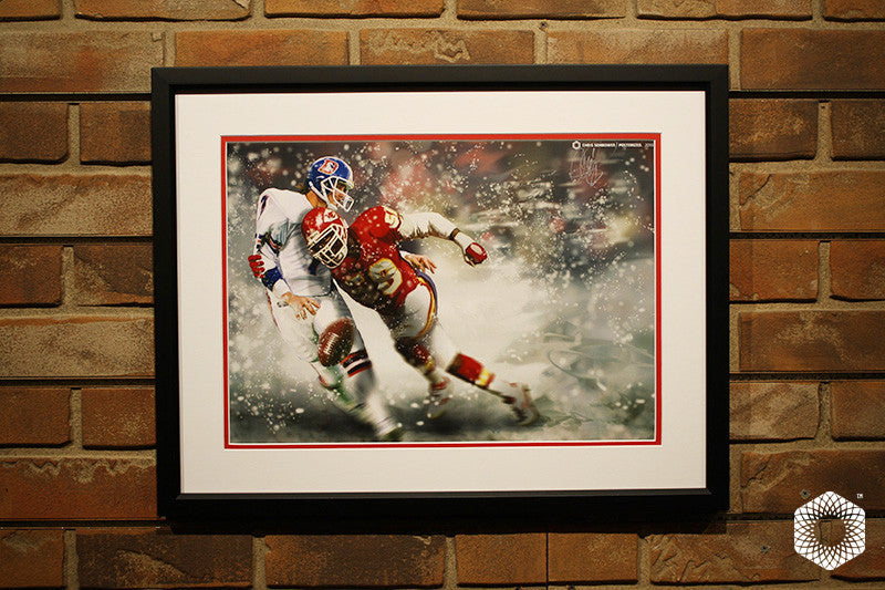 DT & Elway: Framed & Matted