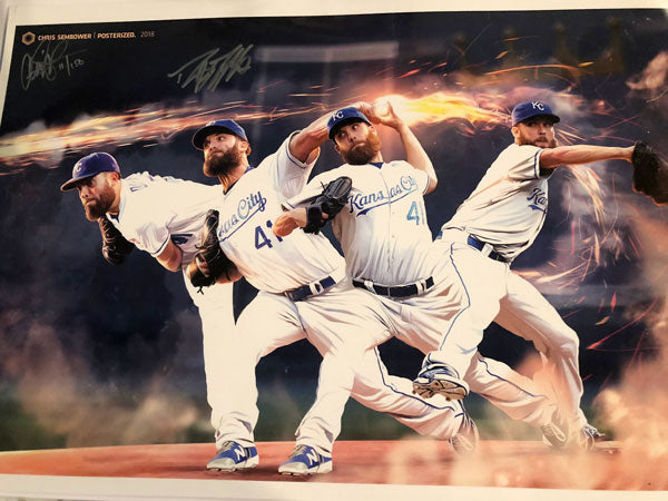 Signed by Danny Duffy: Snapshot 13x19" Print