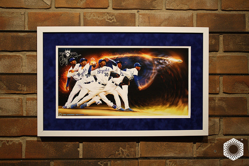 Throwing Fire: Framed & Matted