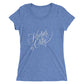 Kansas City Script: Ladies Tri-Blend  Short Sleeve T-shirt