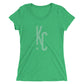 KC Ligature One: Ladies' Triblend short sleeve t-shirt